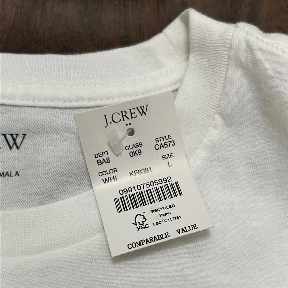 J. Crew White 'I Pretzel Beer' Graphic T-Shirt